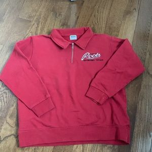 Roots XS red sweatshirt